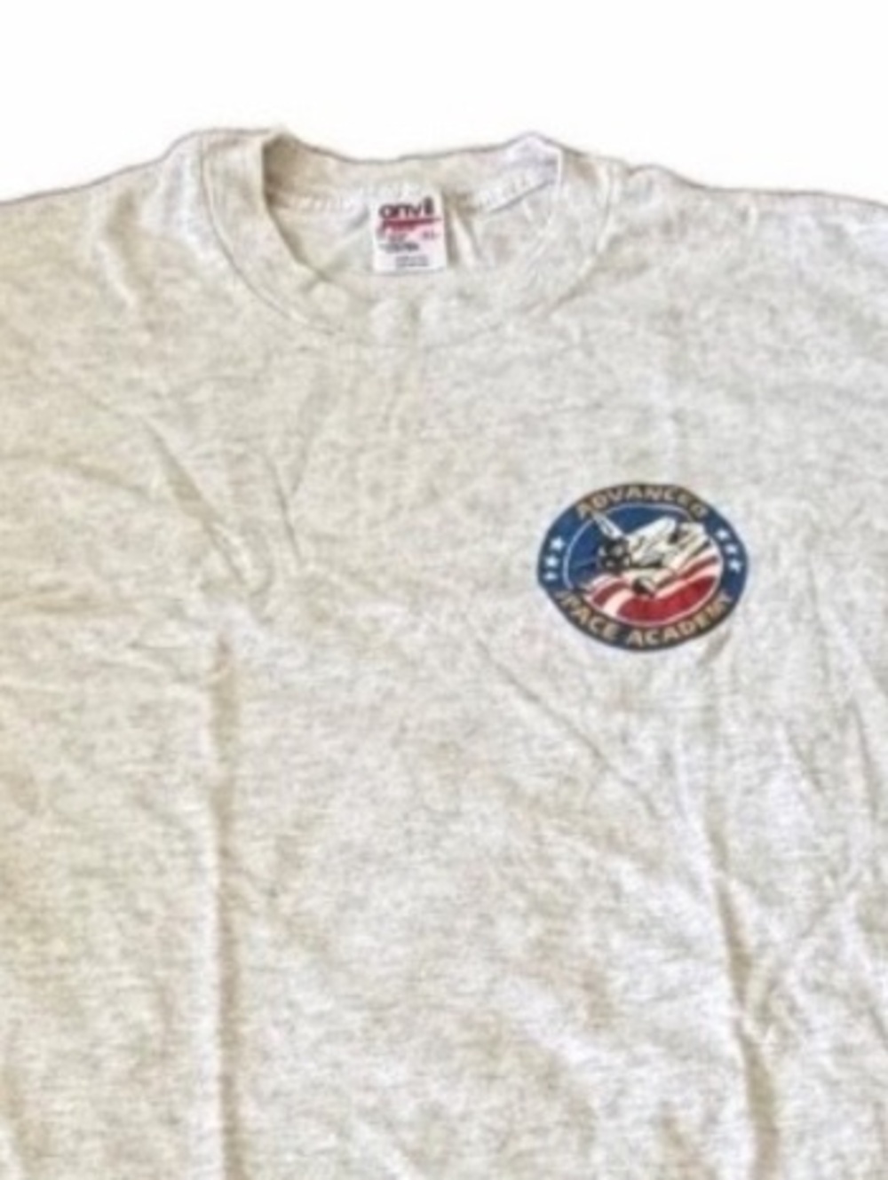 Vintage Advanced Space Academy NASA Space Camp Anvil T-Shirt XL Made in USA